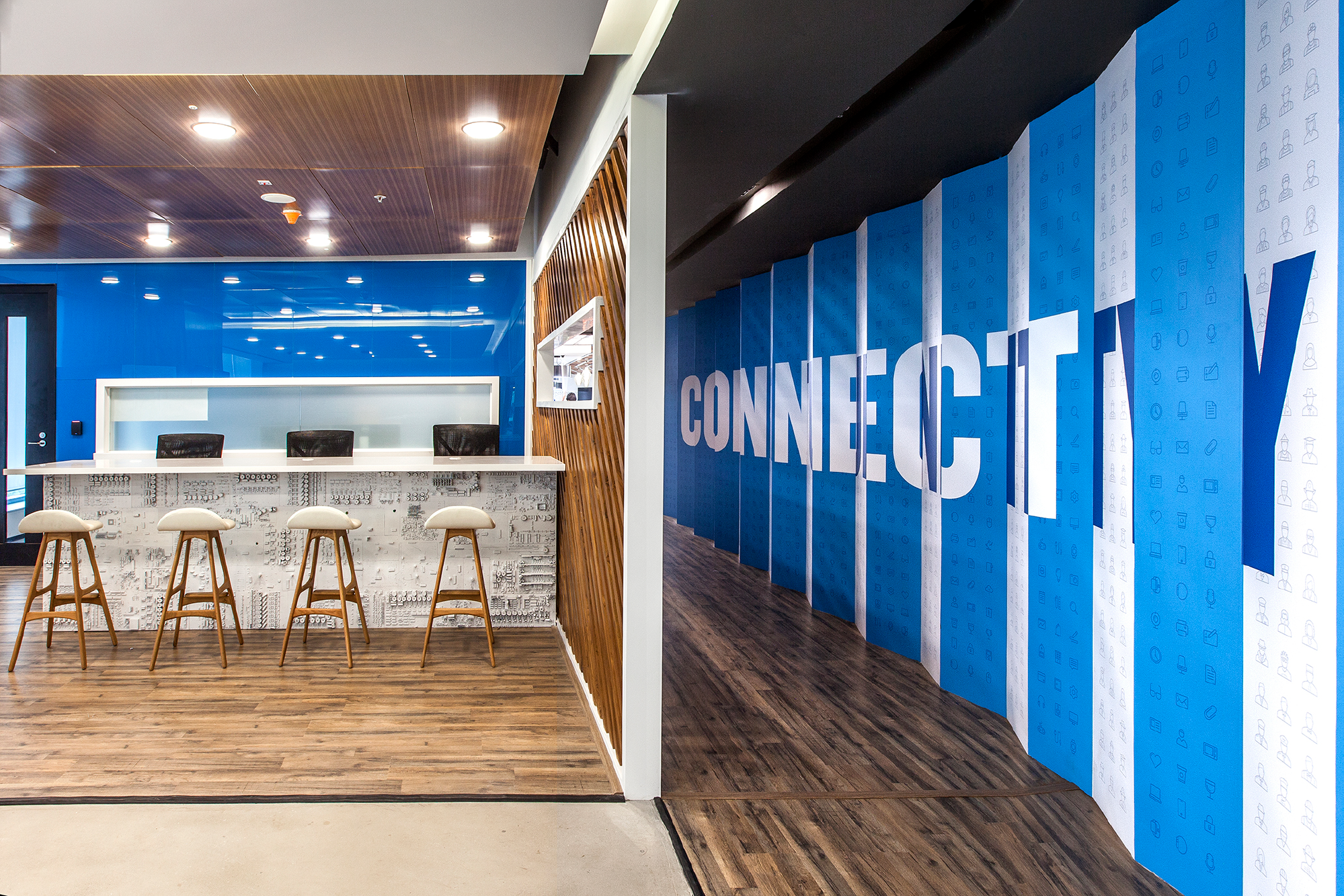 LinkedIn’s Bangalore office interior - designed to provide an immersive environment